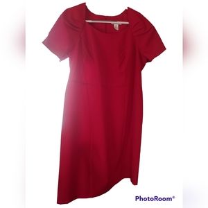 🌞Roaman's Dress with Short Pleated Sleeves/Neckline NWOT